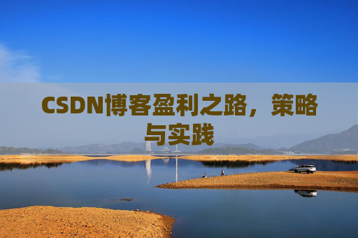 CSDN博客盈利之路，策略与实践